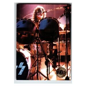KISS Peter Criss 1997 KISSTORY Cornerstone 35 Rock Drummer Card